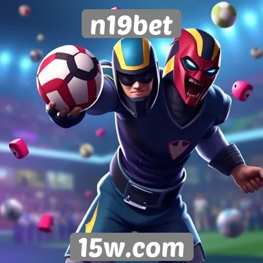 Diversidade de jogos disponíveis na plataforma n19bet